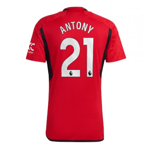 Moški Nogometni dresi Manchester United Antony #21 Domači 2023-24 Kratek Rokav